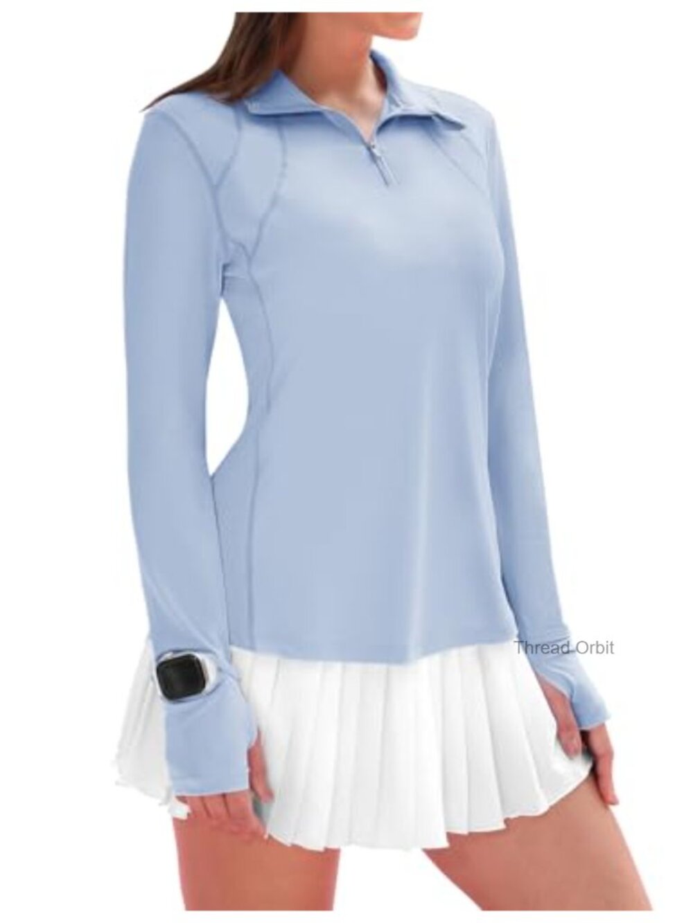 Long Sleeve Quarter Zip Pullover UPF 50+ Sun Protection Shirt